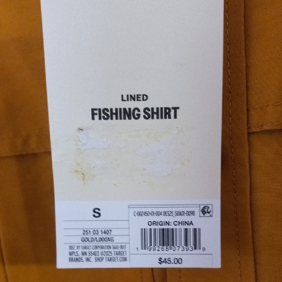 NWT Woolrich Men's Golden Button Down Shirt - Picture 2 of 9